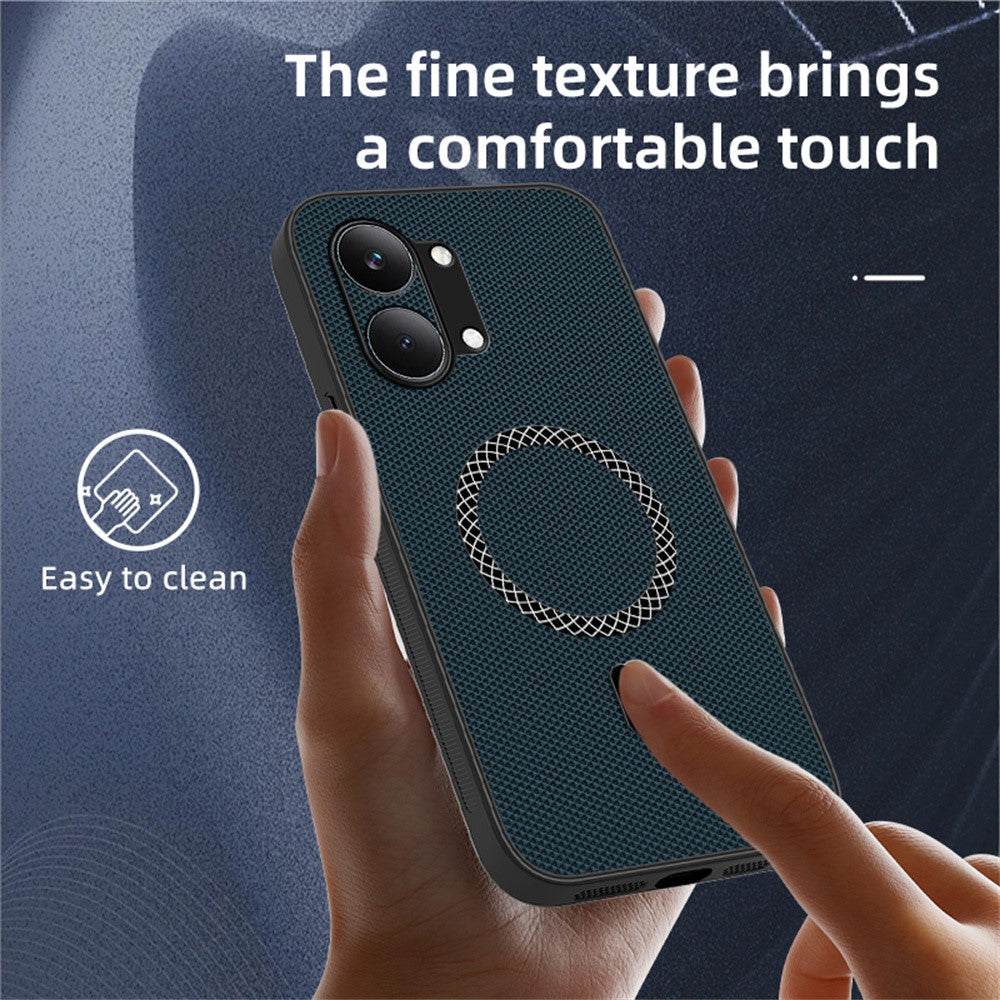 Case For Xiaomi Poco X8 Pro Max 5G  /  Redmi Turbo 5 Max 5G Triangle Texture PU Leather Shockproof Ultra Thin Cover