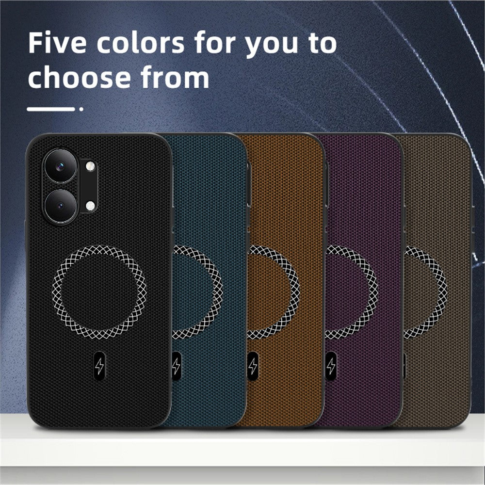 Case For Xiaomi Poco X8 Pro Max 5G  /  Redmi Turbo 5 Max 5G Triangle Texture PU Leather Shockproof Ultra Thin Cover