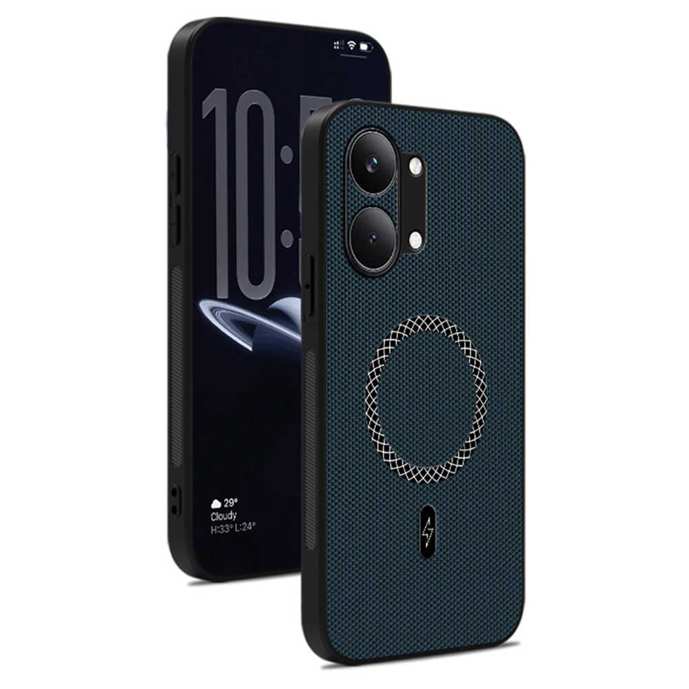 Case For Xiaomi Poco X8 Pro Max 5G  /  Redmi Turbo 5 Max 5G Triangle Texture PU Leather Shockproof Ultra Thin Cover
