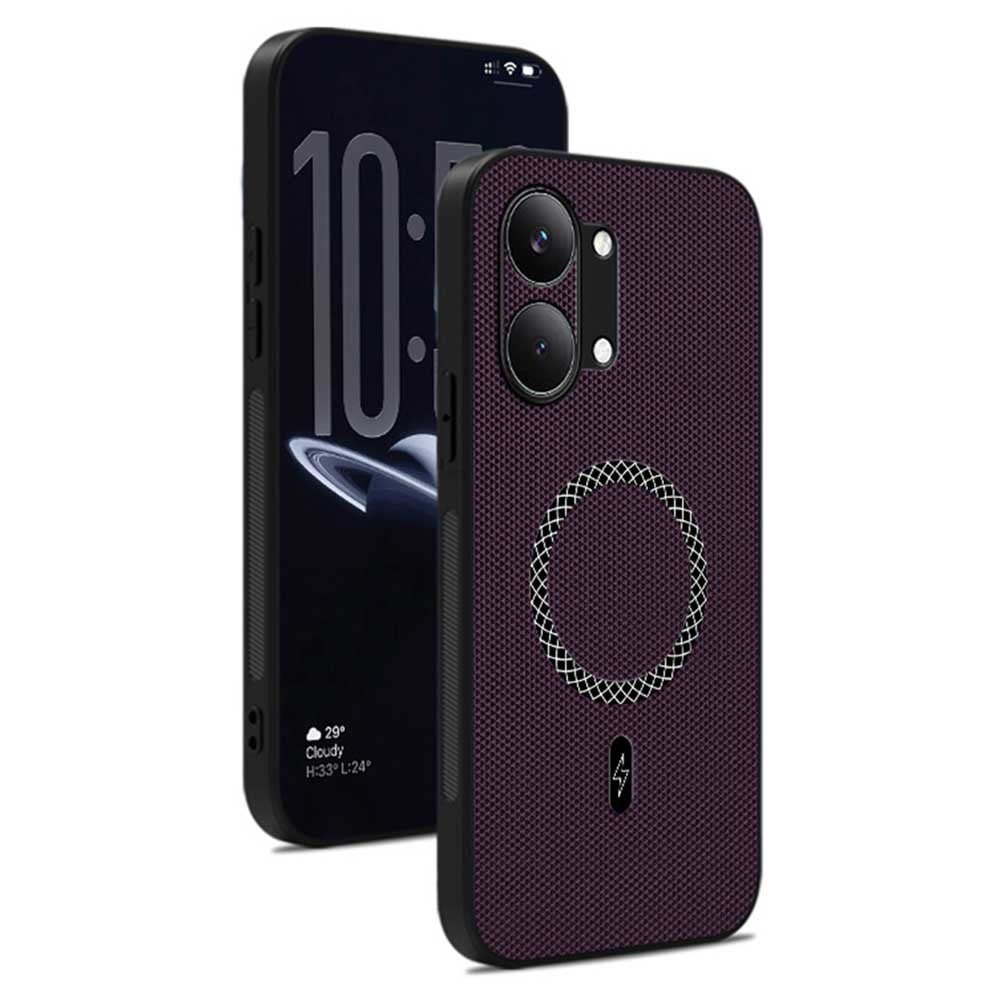 Case For Xiaomi Poco X8 Pro Max 5G  /  Redmi Turbo 5 Max 5G Triangle Texture PU Leather Shockproof Ultra Thin Cover