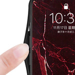 Phone Case For Xiaomi Poco X8 Pro 5G  /  Redmi Turbo 5 5G Marble Pattern Tempered Glass + PC + TPU Protective Phone Cover