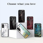 Phone Case For Xiaomi Poco X8 Pro 5G  /  Redmi Turbo 5 5G Marble Pattern Tempered Glass + PC + TPU Protective Phone Cover