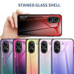 Etui til Xiaomi Poco X8 Pro 5G / Redmi Turbo 5 5G med ridsefast hærdet glas + PC + TPU-mobilcover