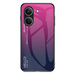 Etui til Xiaomi Poco X8 Pro 5G / Redmi Turbo 5 5G med ridsefast hærdet glas + PC + TPU-mobilcover