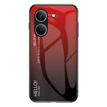 Etui til Xiaomi Poco X8 Pro 5G / Redmi Turbo 5 5G med ridsefast hærdet glas + PC + TPU-mobilcover