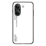 Etui til Xiaomi Poco X8 Pro 5G / Redmi Turbo 5 5G med ridsefast hærdet glas + PC + TPU-mobilcover