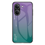 Etui til Xiaomi Poco X8 Pro 5G / Redmi Turbo 5 5G med ridsefast hærdet glas + PC + TPU-mobilcover