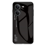 Etui til Xiaomi Poco X8 Pro 5G / Redmi Turbo 5 5G med ridsefast hærdet glas + PC + TPU-mobilcover