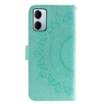 For Xiaomi Redmi 15a 5G Stand Case Imprinted Totem PU Leather Wallet Phone Cover with Wrist Strap