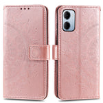 For Xiaomi Redmi 15a 5G Stand Case Imprinted Totem PU Leather Wallet Phone Cover with Wrist Strap