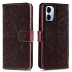 For Xiaomi Redmi 15a 5G Stand Case Imprinted Totem PU Leather Wallet Phone Cover with Wrist Strap