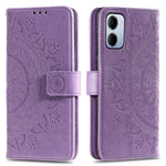 For Xiaomi Redmi 15a 5G Stand Case Imprinted Totem PU Leather Wallet Phone Cover with Wrist Strap