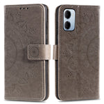 For Xiaomi Redmi 15a 5G Stand Case Imprinted Totem PU Leather Wallet Phone Cover with Wrist Strap