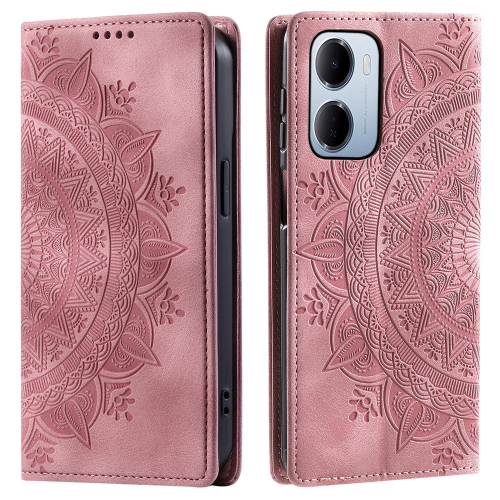 For Xiaomi Redmi 15a 5G Phone Case Magnetic Closing Leather Phone Cover Pattern Imprinted
