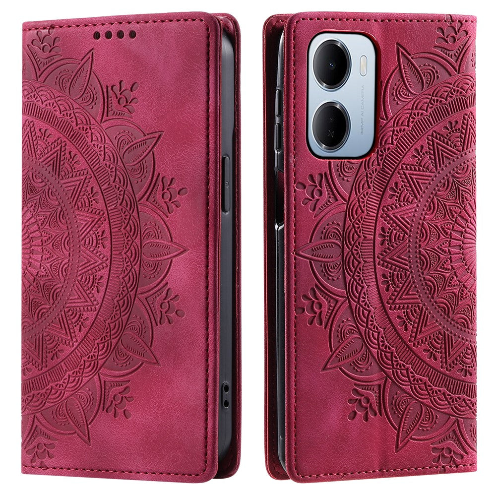 For Xiaomi Redmi 15a 5G Phone Case Magnetic Closing Leather Phone Cover Pattern Imprinted