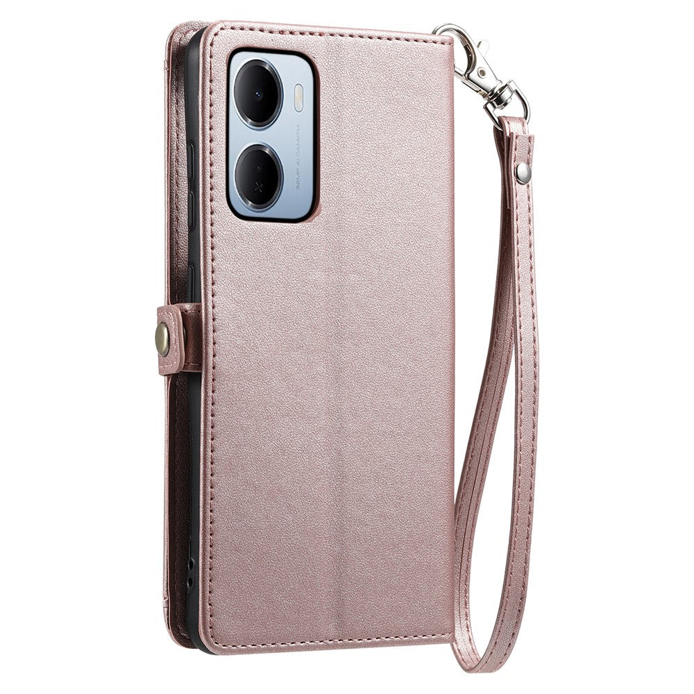 For Xiaomi Redmi 15a 5G Leather Case with Wrist Strap Wallet Stand Phone Cover