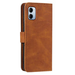 For Xiaomi Redmi 15a 5G Leather Case Splicing Stitching Wallet Phone Cover with Wrist Strap
