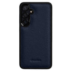 MELKCO For Samsung Galaxy S25+ Case Genuine Cow Leather Coated PC Phone Cover