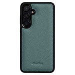 MELKCO For Samsung Galaxy S25+ Case Genuine Cow Leather Coated PC Phone Cover