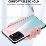 For Xiaomi Redmi 15a 5G Case Anti-Scratch Tempered Glass + PC + TPU Phone Cover