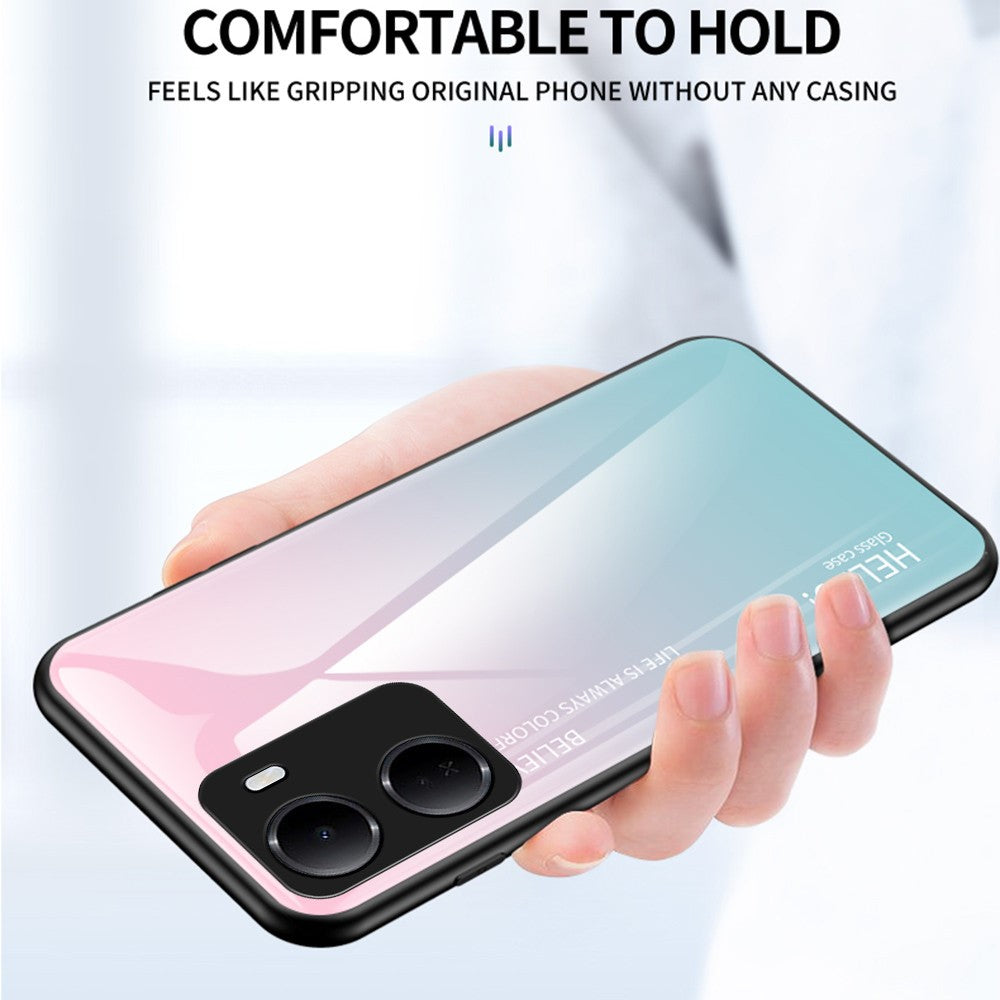For Xiaomi Redmi 15a 5G Case Anti-Scratch Tempered Glass + PC + TPU Phone Cover