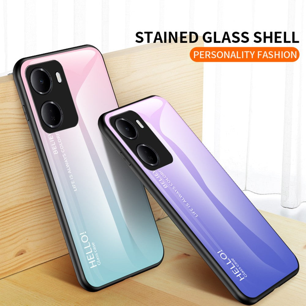 For Xiaomi Redmi 15a 5G Case Anti-Scratch Tempered Glass + PC + TPU Phone Cover