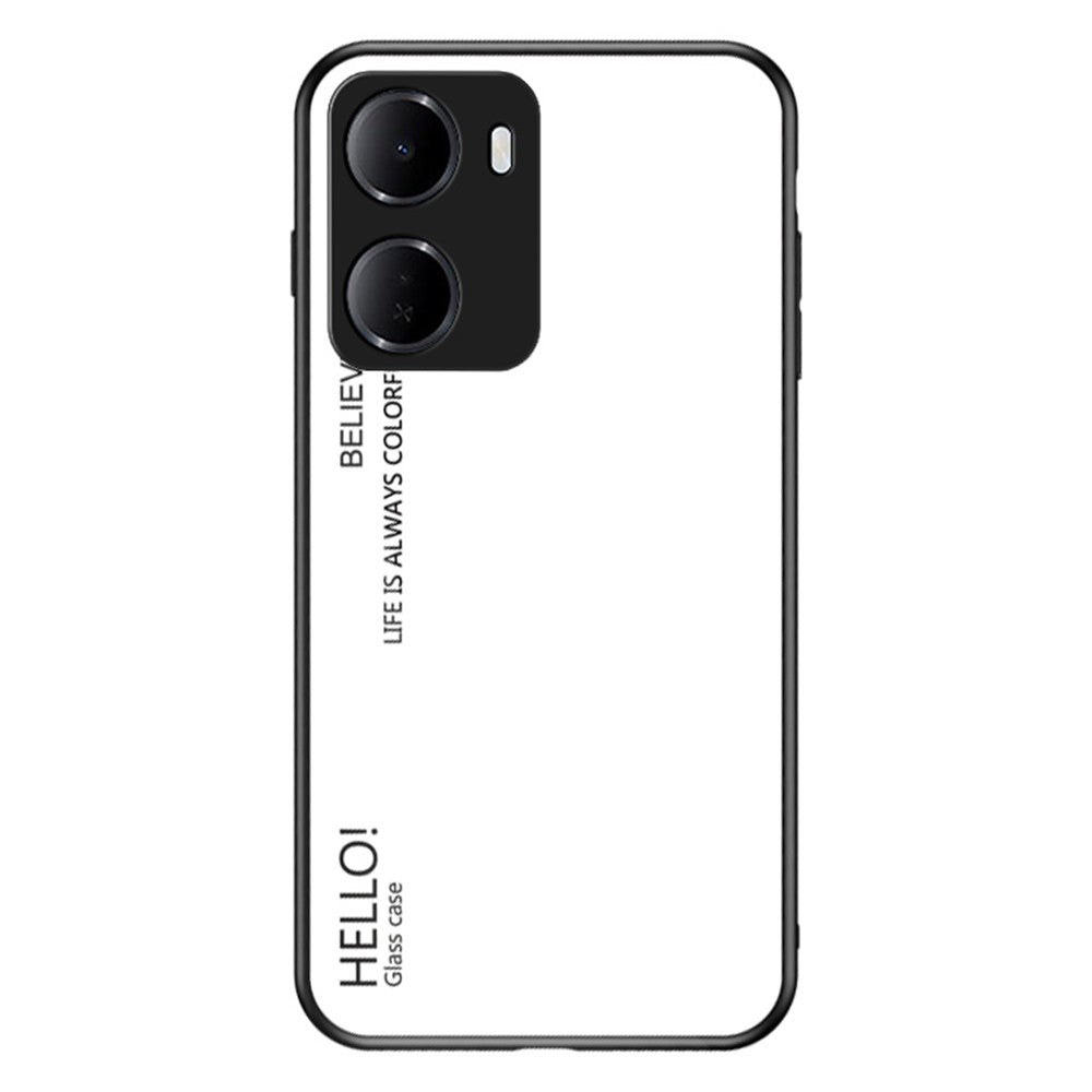 For Xiaomi Redmi 15a 5G Case Anti-Scratch Tempered Glass + PC + TPU Phone Cover