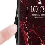 For Xiaomi Redmi 15a 5G Phone Case Marble Pattern Tempered Glass + PC + TPU Protective Phone Cover