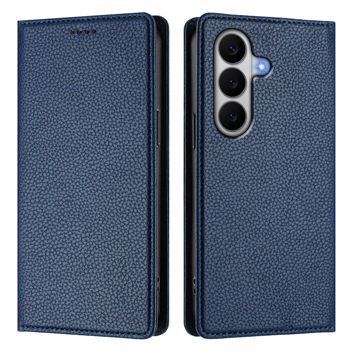For Samsung Galaxy A27 5G Wallet Case RFID Blocking Litchi Texture Leather Mobile Cover