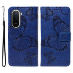 For Xiaomi Poco C85x 5G / Redmi A7 Pro 4G (171.56mm) Wallet Case Floral Butterfly Imprinted Leather Phone Cover Stand