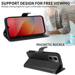 For Xiaomi Redmi 15a 5G Leather Wallet Case with Strap Solid Color Phone Stand Cover