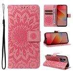 For Xiaomi Redmi 15a 5G Leather Wallet Case Sunflower Imprinted Phone Cover
