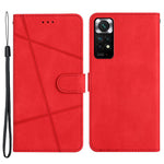 Stødsikkert mobilcover til Xiaomi Redmi Note 11 4G (Qualcomm) / Redmi Note 11S 4G, pungcover i PU-læder med Crazy Horse-tekstur, vendbart cover med rem