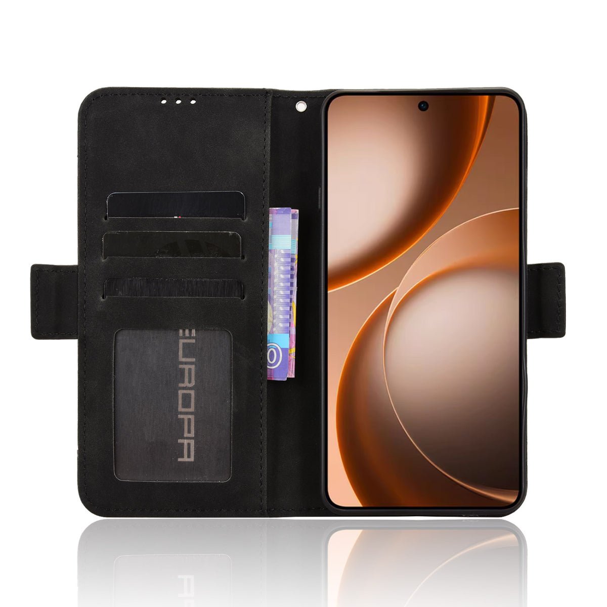 For Oppo Find X9 Ultra 5G Leather Case Phone Wallet Cover with Multiple Card Slots