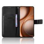 For Oppo Find X9 Ultra 5G Leather Wallet Case with Strap Diamond Texture Phone Cover