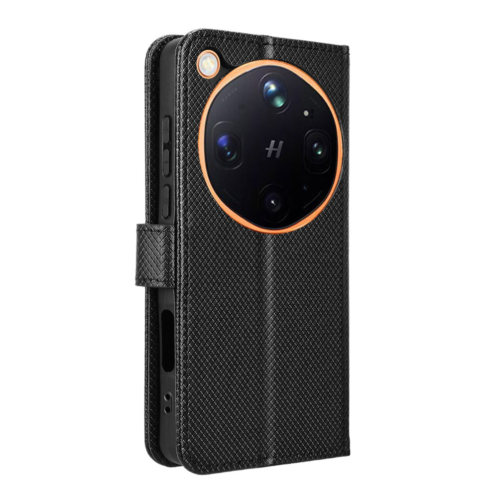 For Oppo Find X9 Ultra 5G Leather Wallet Case with Strap Diamond Texture Phone Cover