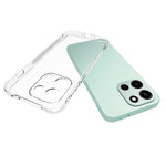 WANLONFENG för OnePlus Nord 6 5G TM-serien genomskinligt TPU-skal 2,0 mm mobilbaksida