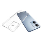WANLONFENG för Xiaomi Redmi 15a 5G WL2-serien TPU-skal 2,0 mm mobilskydd med 2 st. härdat glasfilm