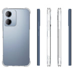 WANLONFENG för Xiaomi Redmi 15a 5G WL2-serien TPU-skal 2,0 mm mobilskydd med 2 st. härdat glasfilm