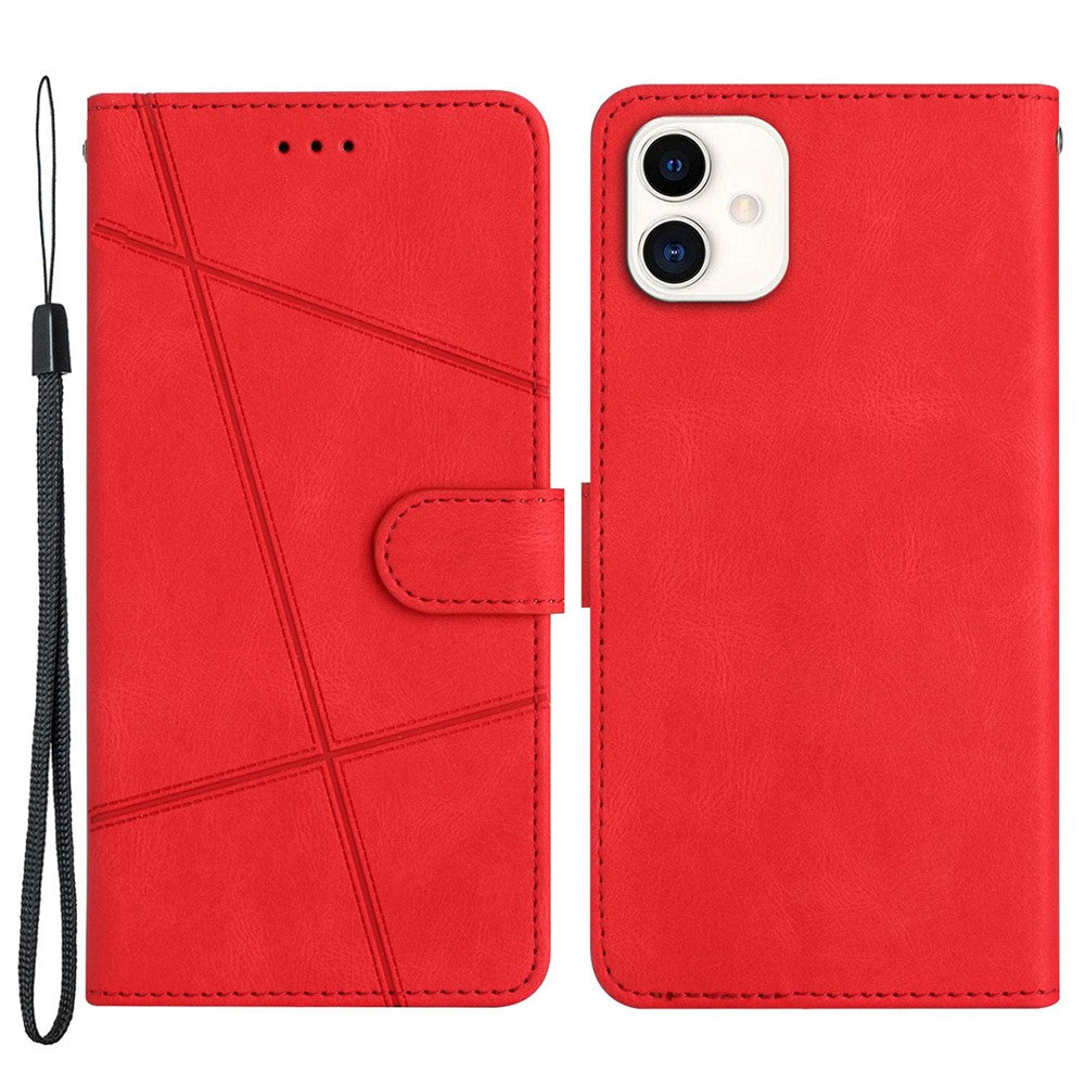 Samsung Galaxy A04 4G (164,4 x 76,3 x 9,1 mm) mobilskal plånbok Crazy Horse textur PU-läderfodral stativ mobilskal med rem