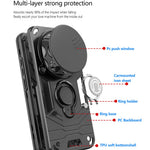 For Xiaomi Redmi Note 15 Pro 4G (Global) Case Slide Camshield Kickstand PC + TPU Phone Cover