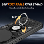 For Xiaomi Redmi Note 15 Pro 4G (Global) Case Slide Camshield Kickstand PC + TPU Phone Cover