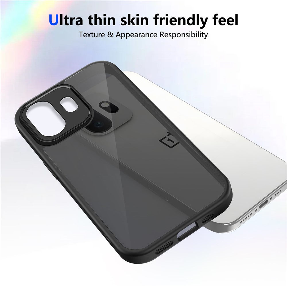 For OnePlus 15T 5G Case Skin Touch Matte PC + TPU Anti-Drop Phone Cover