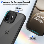 For OnePlus 15T 5G Case Skin Touch Matte PC + TPU Anti-Drop Phone Cover