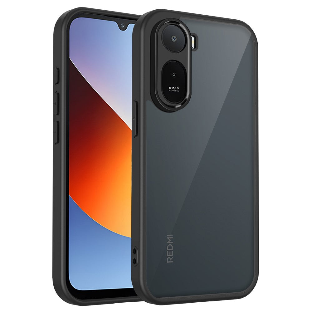 Skin Touch Case For Xiaomi Poco C85x 5G / Redmi A7 Pro 4G (171.56mm) / Redmi A7 Pro 5G Matte PC + TPU Anti-Drop Phone Cover