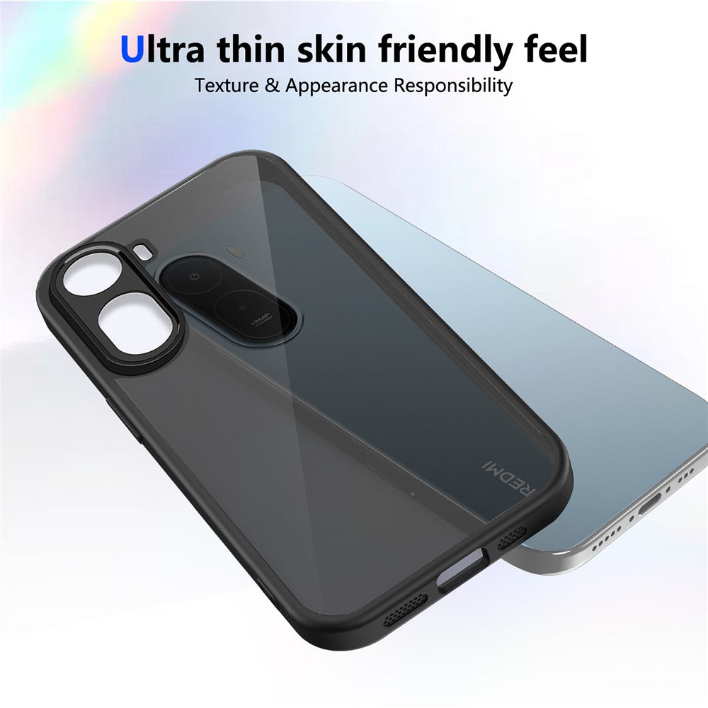 Skin Touch Case For Xiaomi Poco C85x 5G / Redmi A7 Pro 4G (171.56mm) / Redmi A7 Pro 5G Matte PC + TPU Anti-Drop Phone Cover