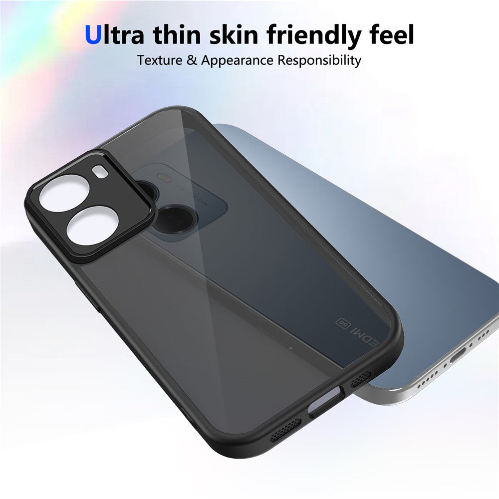 For Xiaomi Redmi 15a 5G Case Skin Touch Matte PC + TPU Anti-Drop Phone Cover