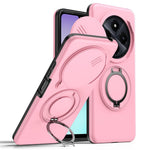 Magnetisk cover til Xiaomi Poco C75 4G / Redmi 14C 4G / Redmi 14C 5G / Redmi 14R 5G med ringstativ, skydekamera og TPU-PC-hybridcover