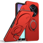 Magnetisk cover til Xiaomi Poco C75 4G / Redmi 14C 4G / Redmi 14C 5G / Redmi 14R 5G med ringstativ, skydekamera og TPU-PC-hybridcover