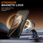 Magnetisk cover til Xiaomi 15T Pro med ringholder, kameraskydedæksel, TPU- og PC-hybridtelefoncover